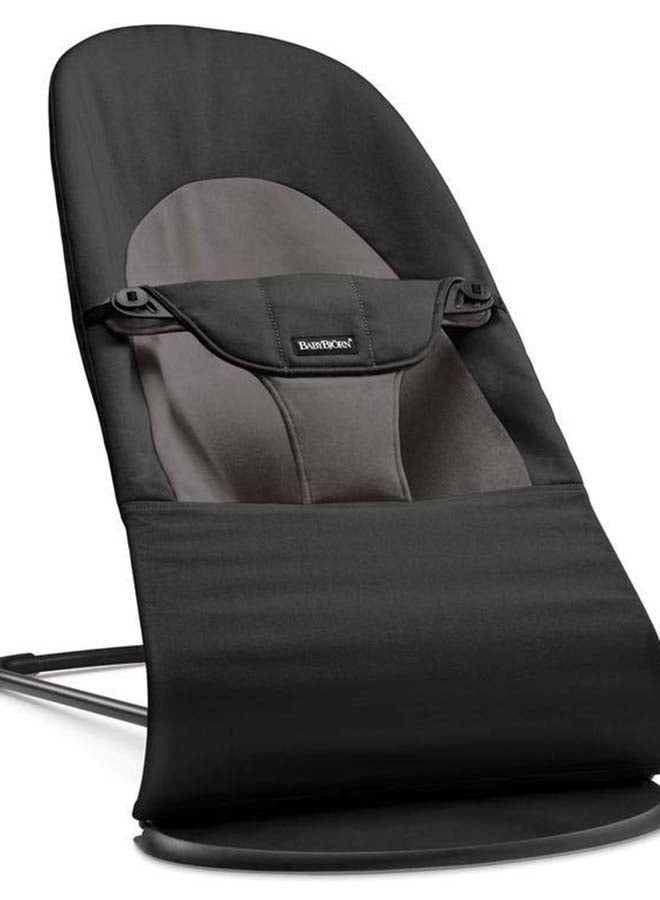 BABYBJORN هزاز بouncer Balance Soft، منسوج، أسود/رمادي داكن - Image 3